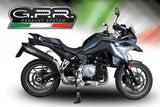 GPR BMW F750GS Slip-on Exhaust "GP Evo 4 Black Titanium" (EU homologated)