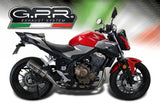 GPR Honda CB500F (2019 – ) Slip-on Exhaust "M3 Titanium Natural" (EU homologated) – Accessories in the 2WheelsHero Motorcycle Aftermarket Accessories and Parts Online Shop