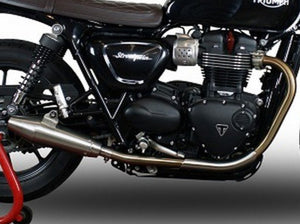 GPR Triumph Street Twin Dual Slip-on Exhaust "Vintacone" (EU homologated)