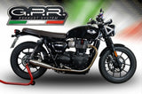 GPR Triumph Street Twin Dual Slip-on Exhaust "Vintacone" (EU homologated) – Accessories in the 2WheelsHero Motorcycle Aftermarket Accessories and Parts Online Shop