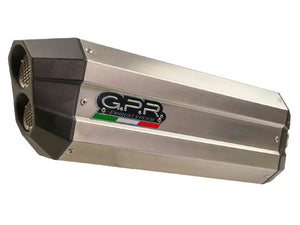 GPR BMW F800GS Slip-on Exhaust "Sonic Inox" (EU homologated)