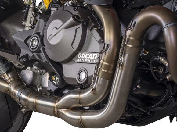 QD EXHAUST Ducati Monster 1200 / 821 (17/21) Mid-pipe Valve Eliminator