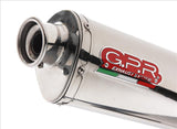 GPR Honda VFR800Fi Interceptor (98/01) Slip-on Exhaust "Trioval" (EU homologated)