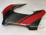 CARBONVANI Ducati Panigale V4 (2018+) Carbon Headlight Fairing (black/red R.2 version)