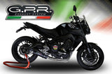 GPR Yamaha MT-09 (17/20) Full Exhaust System "Furore Evo 4 Nero" (EU homologated)