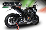 GPR Yamaha MT-09 (17/20) Full Exhaust System "Furore Evo 4 Nero" (EU homologated)
